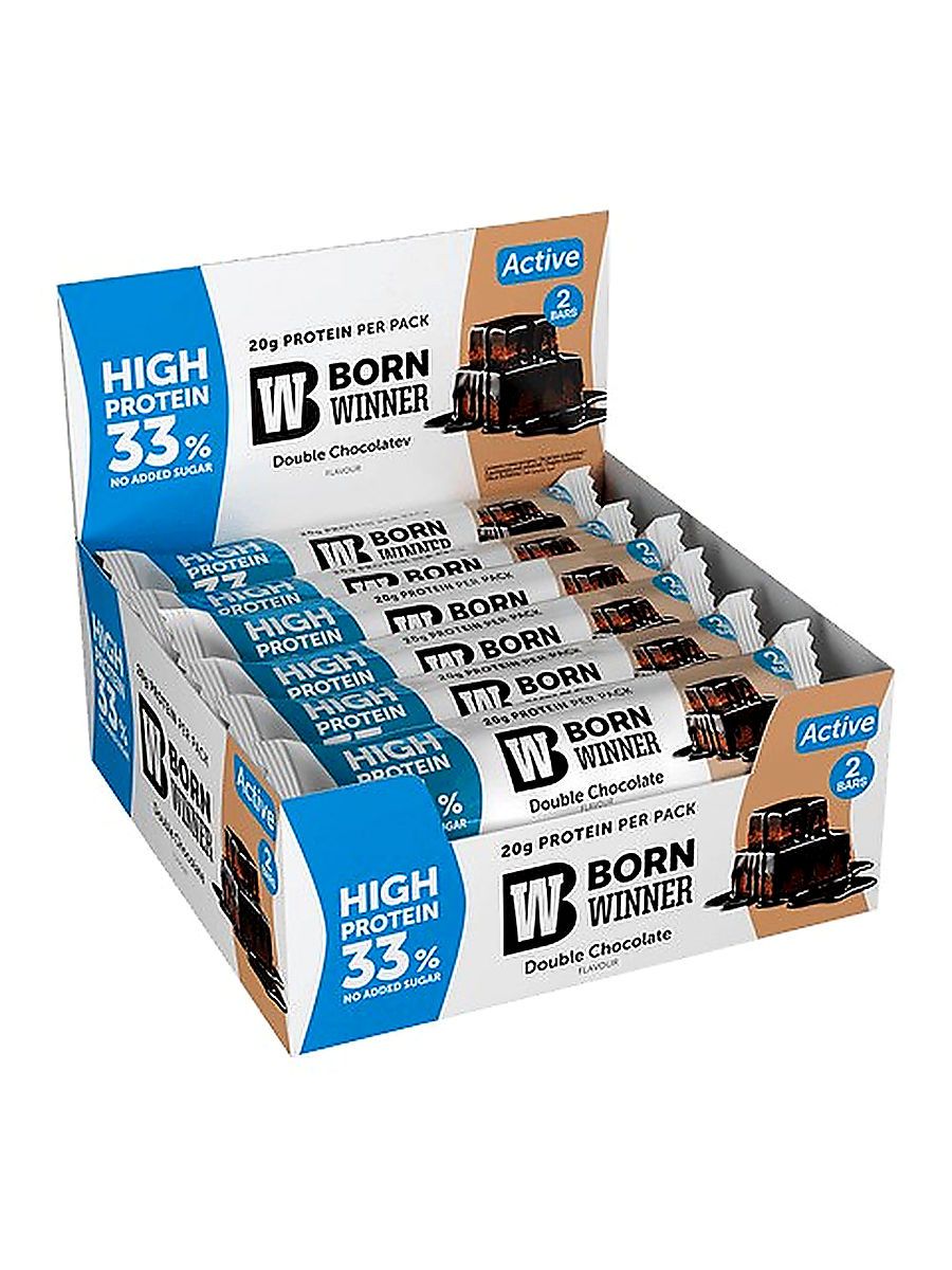 Born Winner Active Protein Bar – Double Chocolate