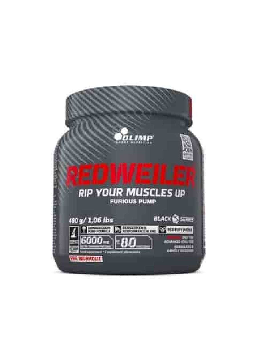 OLİMP Redweiler Preworkout Powder 480 GR 80 Servis ürün görseli - FC PROTEİN MARKET