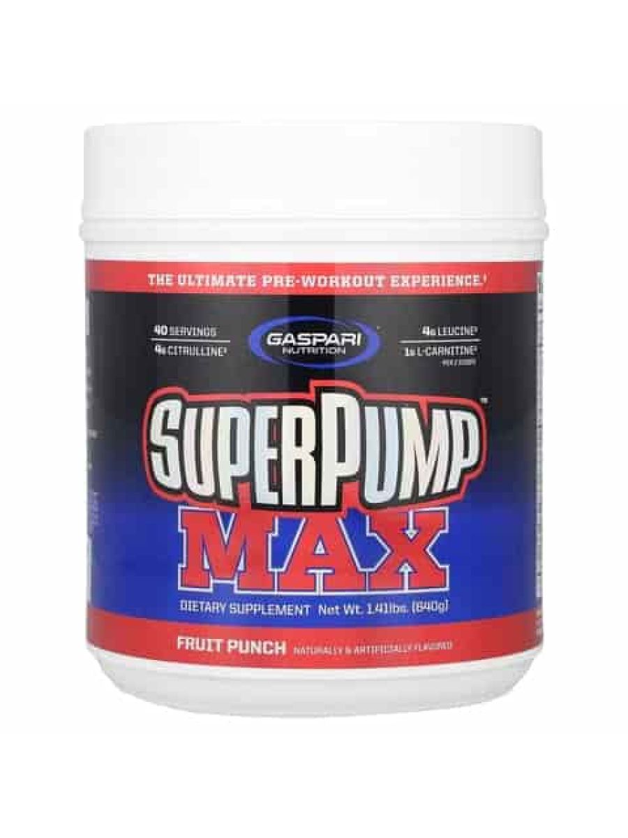 Gaspari Nutrition Super Pump Preworkout 40 Servis ürün görseli - FC PROTEİN MARKET