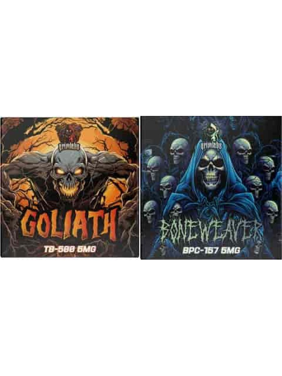Grimlabs Boneweaver - BPC 157 + Goliath TB500 Thymosin Beta-4 10 MG + 2 vial Bacteriostatic Water ürün görseli - FC PROTEİN MARKET