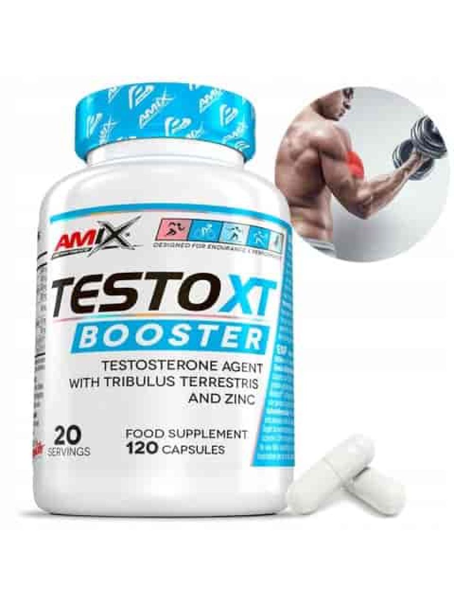 Amix Performance Tribulus+Maca+Arginine+Daa Aspartic acid TestoXT Booster 120 Caps ürün görseli - FC PROTEİN MARKET