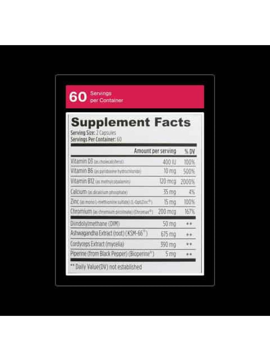 Weider Prime Testosterone Men's Support Zinc Ksm66 Enriched with Vitamins & Mineral 120 Caps alternatif görsel - FC PROTEİN MARKET