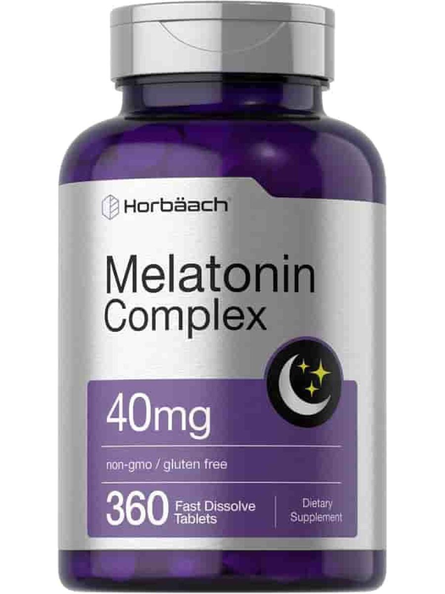 Horbaach Melatonin 40mg Complex | 360 Fast Dissolve Tablets ürün görseli - FC PROTEİN MARKET