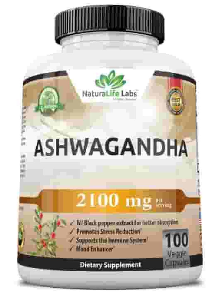 Naturalife Ashwagandha 2100 mg 100 Kapsül ürün görseli - FC PROTEİN MARKET