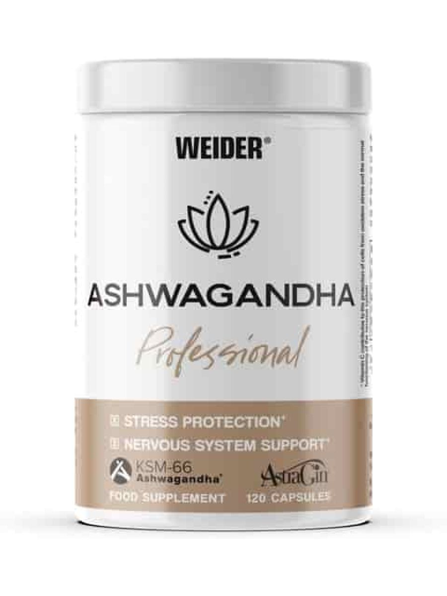 Weider Ashwagandha Professional 120 capsules Ashwaghandha KSM-66, 60 servings ürün görseli - FC PROTEİN MARKET