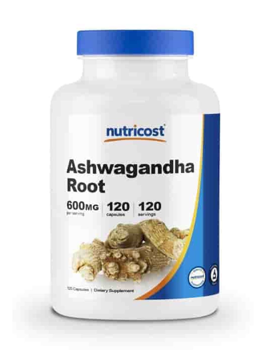 Nutricost Ashwagandha Root 600 MG 120 Capsules ürün görseli - FC PROTEİN MARKET