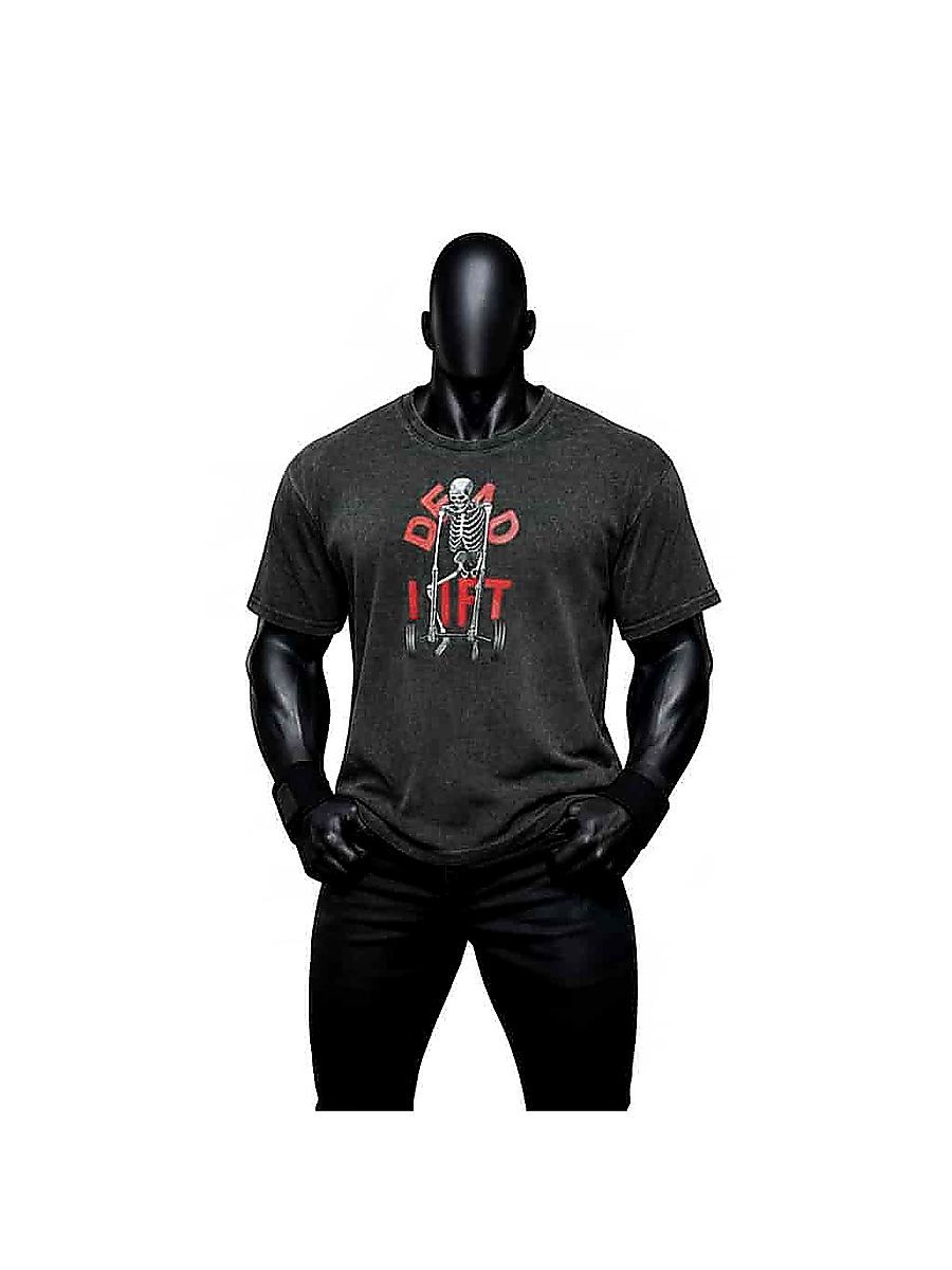 Dead Lift Baskılı Beast Mode Oversize Tişört