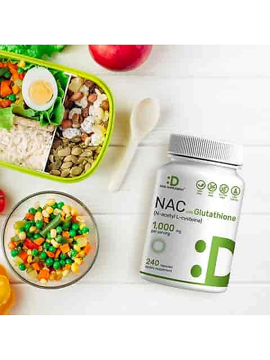Deal Supplement NAC Supplement (N-Acetyl Cysteine) with Reduced Glutathione, 240 Capsules