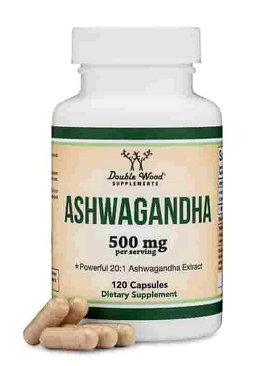 DOUBLE WOOD Ashwagandha - 120 500 mg capsul ürün görseli - FC PROTEİN MARKET