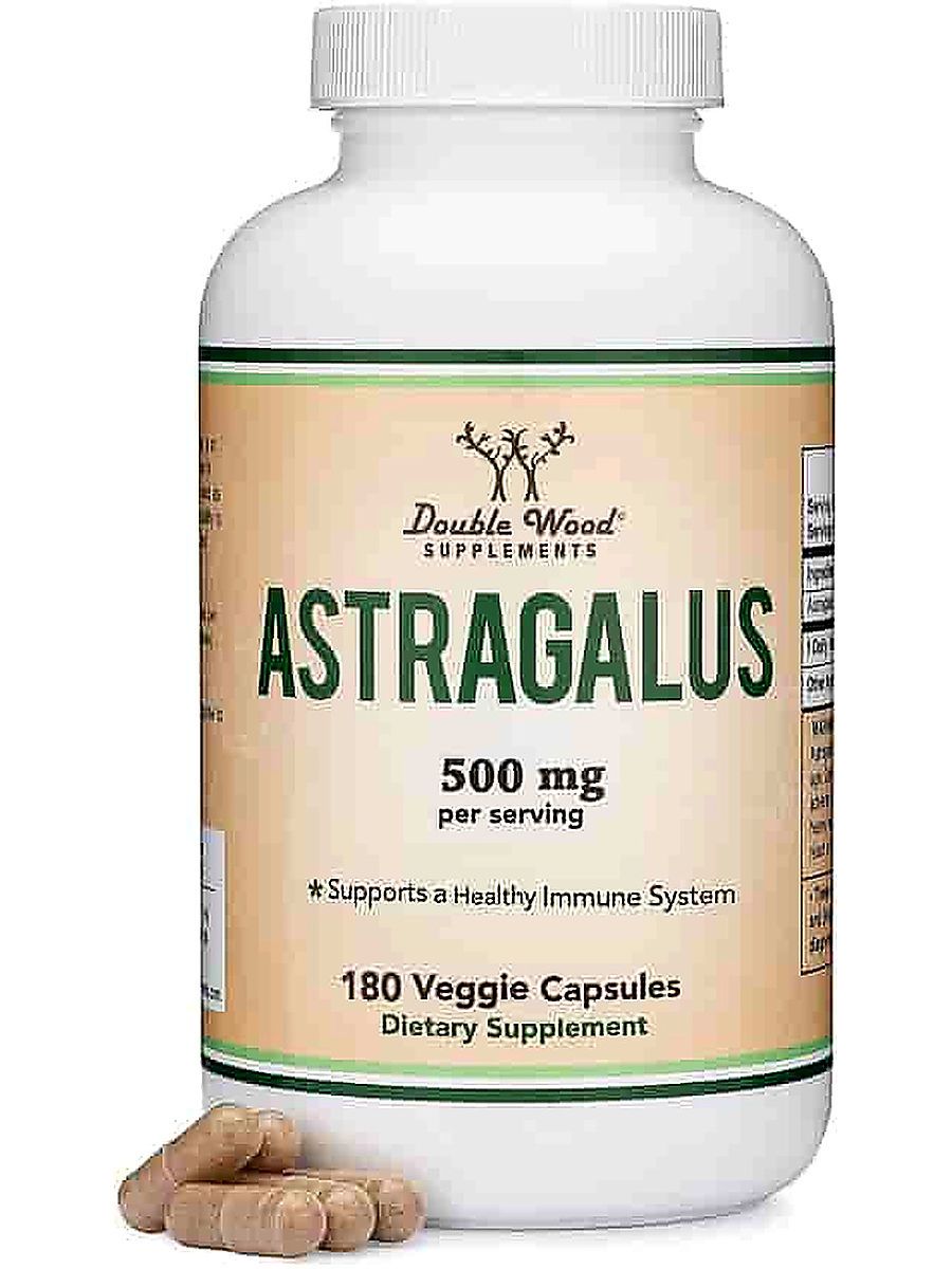 Double Wood Immune Boosting Astragalus 500mg 180 Caps ürün görseli - FC PROTEİN MARKET